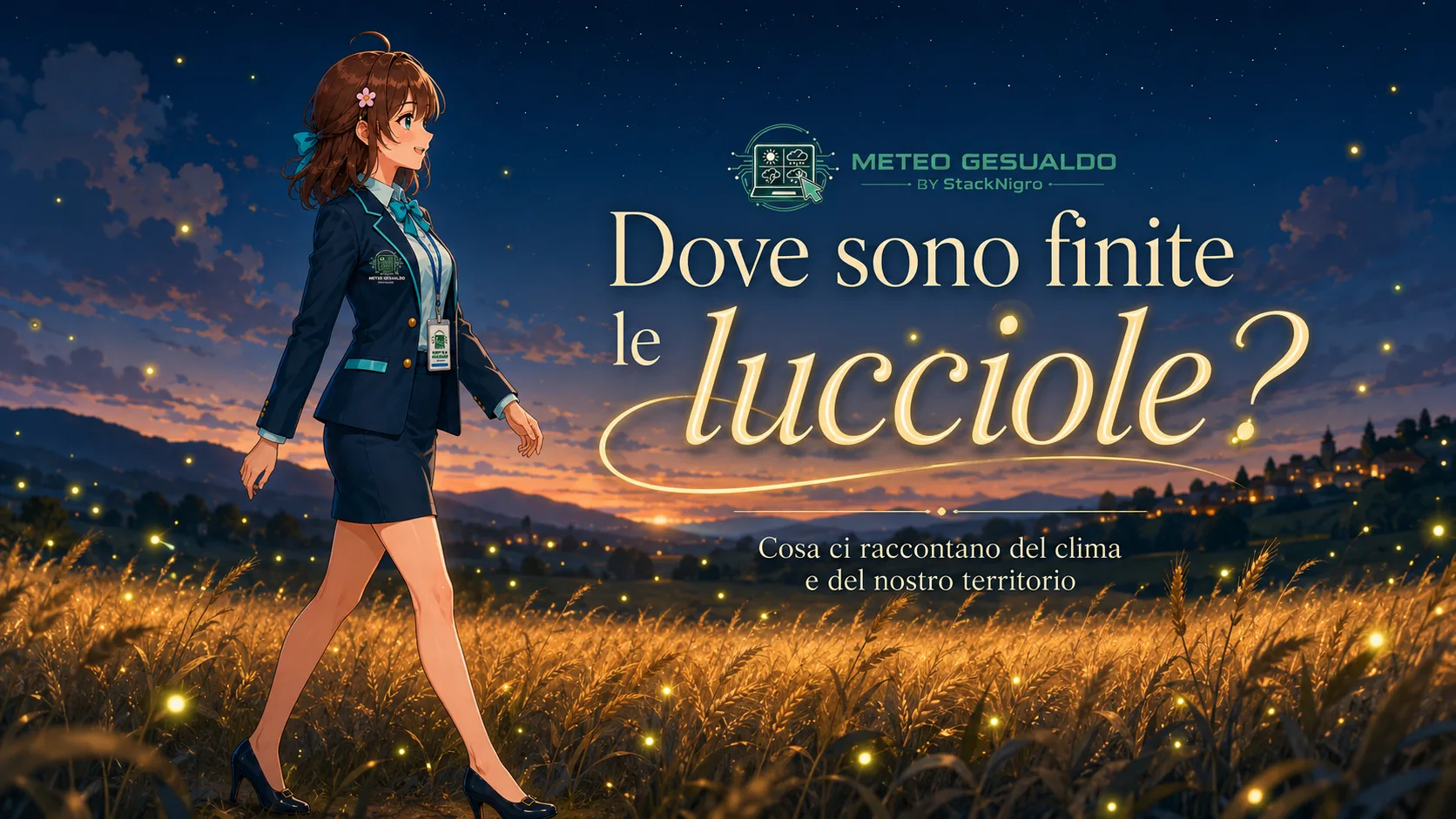Dove sono finite le lucciole? Cosa ci raccontano del clima e del nostro territorio