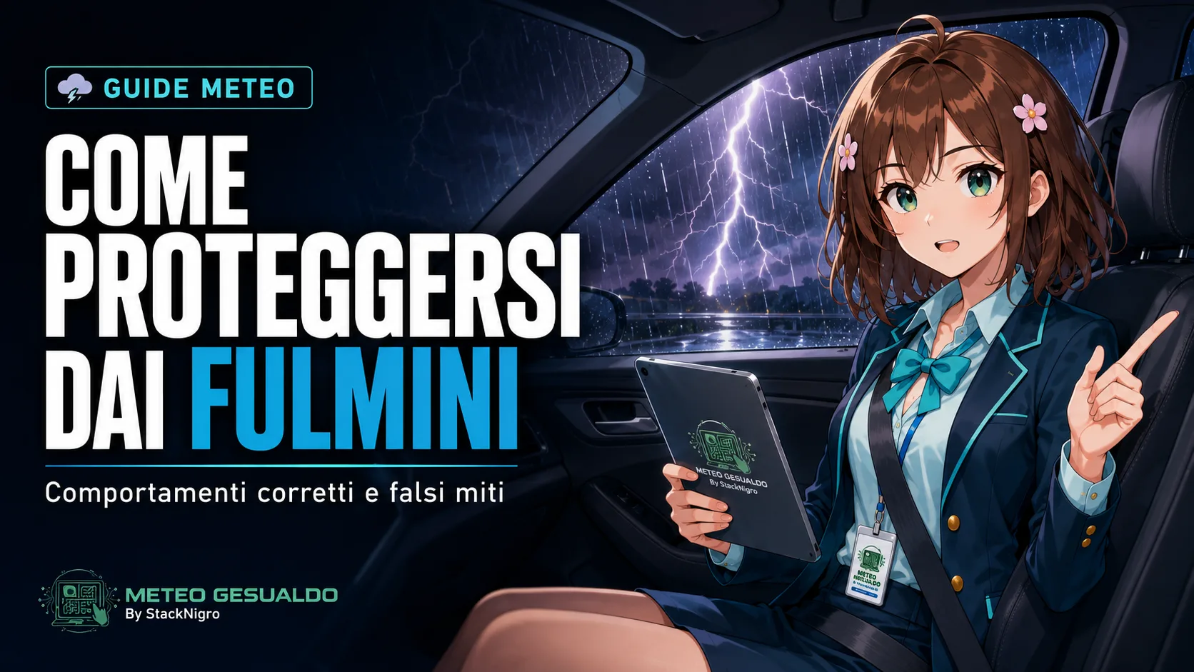 Come proteggersi dai fulmini: comportamenti corretti e falsi miti