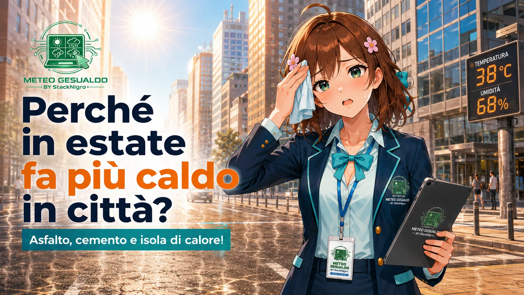 Perché in estate fa più caldo in città? Asfalto, cemento e isola di calore